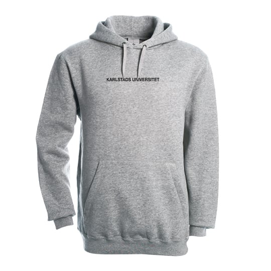 Hoodie unisex gråmelerad